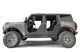 Fab Fours FB2002-1 - Fender Flare; Delete; Matte Black Powder Coat;