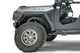 Fab Fours FB2005-1 - Inner Fender; Front; Black Powder Coat; Steel Construction;