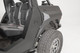 Fab Fours FB2001-1 - Fender; Rear; Matte Black Powder Coat;