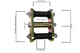 Fishbone Offroad FB27226 - Rear Greaseable Shackles For 76-86 Jeep CJ-7 Offroad