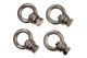 Fishbone Offroad FB21260 - Jeep Storage/Bed Rack Tie Down Kit Stainless Steel