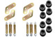 Fishbone Offroad FB27251 - Jeep YJ Rear Greaseable Boomerang Shackles  Offroad