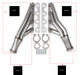 Flowtech 32169FLT - Small Block Ford Turbo Headers - Ceramic Coated