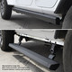 Go Rhino 20450572T - RealTruck 07-17 Jeep Wrangler 4dr VoltStep Electric Running Board Kit (Cut Req.) - Bedliner Coating