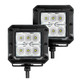 Go Rhino 55962LT -  RC2 LR Bull Bar with Mounting Brackets & Two 3" Cube Lights - Textured Black