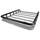 Go Rhino 5935062T - SRM500 Tri-Rail Kit (For 65in. Long Rack) - Tex. Blk (Rails ONLY - Req. Platform)