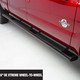 Go Rhino 661096B - 6in OE Xtreme SideSteps - W2W - Black - 96in