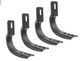 Go Rhino 6840465 - 07-10 GMC Sierra 1500/2500HD/3500HD Brackets for OE Xtreme Cab Length SideSteps