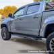 Go Rhino 69423580SPC - 15-22 GMC Canyon CC 4DR RB20 Slim Running Boards Kit (w/Brackets) - Tex. Blk