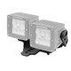 Go Rhino 731230T - 18-20 Jeep Wrangler JL/JLU/Gladiator JT Light Mount - Two 3in Cubes
