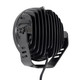 Go Rhino 750800711DRS - Xplor Blackout Series Round LED Driving Light w/DRL (Surface/Threaded Stud Mnt) 7in. - Blk