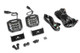 Go Rhino 750300323FCS - Xplor Bright Series Sideline Cube LED Flood Light Kit (Surface Mount) 4x3 - Blk (Pair)