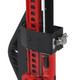 Go Rhino 701011T - 18-24 Jeep Wrangler JL/JLU/JT Front Fender Jack Mount for Hi-Lift Jack - Tex. Blk