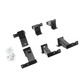 Go Rhino FSDT4429T -  Dominator Xtreme DT SideSteps With Frame Mounted Bracket Kit - Textured Black