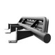 Go Rhino FS4432T - 2024 Toyota Tacoma DC 4dr Xtreme Frame Mount Sliders - Tex. Blk