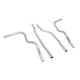 Hooker 16528HKR - Dual Competition Header Back Exhaust System Kit