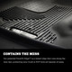 Husky Liners 52681 - 07-14 Ford Edge / 07-15 Lincoln MKX X-Act Contour Black Floor Liners (2nd Seat)