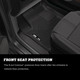 Husky Liners 53841 - 14-16 Toyota Tundra CrewMax Cab Pickup X-Act Contour Black 2nd Seat Floor Liner