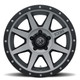 Icon 1817858547TT - Rebound 17x8.5 5x5.5 0mm Offset 4.75in BS 77.9mm Bore Titanium Wheel