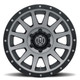 Icon 2018906352TT - Compression 18x9 6x135 6mm Offset 5.25in BS Titanium Wheel