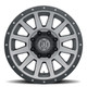 Icon 2018908152TT - Compression HD 18x9 8x170 6mm Offset 5.25in BS Titanium Wheel