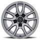Icon 2617857345TT - Vector 5 17x8.5 5x5 -6mm Offset 4.5in BS 71.5mm Bore Titanium Wheel