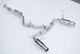 Invidia HS22WRXGTP - 2022+ Subaru WRX N1 Twin Outlet Single Layer SS Tip Cat-Back Exhaust