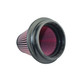 Injen X-1106-BR - 8-Layer Oiled Cotton Gauze Air Filter 5in Flange ID 7in Base/7.9in Height/5in Top