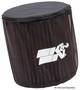 K&N 22-8045DK - 6in ID x 6inH Closed Top Black DryCharger Air Filter Wrap