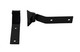 Kentrol 50442 - Jeep YJ Tailgate Hinge Pair 87-95 Wrangler TJ Powdercoat Black