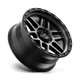 KMC KM54478563400 - Km544 Mesa 17X8.5 Satin Black With Gray Tint