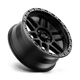 KMC KM54478550700 - Km544 Mesa 17X8.5 Satin Black With Gloss Black Lip
