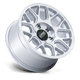 KMC KM730SD17857725 - Km730 Hatchet 17X8.5 Gloss Silver W/ Machined Face
