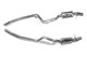 Kooks 11304300 - 3" SS Exhaust w/SS tips. 2005-2009 Mustang GT/GT500. Requires  X or H-Pipe