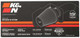 K&N 69-8612TFK - 06-10 Toyota Yaris L4-1.5L Flat Black Typhoon Short Ram Intake