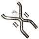 Kooks 9114S - 3" X-Pipe Kit - 16 Ga. 304 Stainless Steel