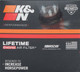 K&N RU-0500 - Universal Rubber Filter 2-1/16in FLG 3-1/2in OD 4in H