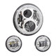 Letric Lighting LLC-ILHK-7CH - 7in Led Chrome Full-Halo Indian