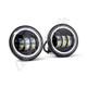 Letric Lighting LLC-ILPL-BH - 4.5in Black Full-Halo Indian