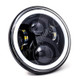 Letric Lighting LLC-LHC-7DB - 7in Led W/Full Halo Blk