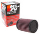 K&N RU-0360 - Filter Universal Rubber Filter - Round Straight 3.5in Base OD x 3.5in Top OD x 5in H