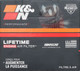 K&N RU-2450 - Univ Clamp-On Air Filter - 1-3/4in FLG O/S 4in X 3in B 3in X 2in T 2-3/4inH OVAL