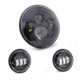 Letric Lighting LLC-LHK-7B - 7? LED Black Premium Headlight with (2) 4.5? Black Passing Lamps