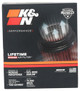 K&N RU-5060 - Universal Clamp-On Air Filter 4in FLG / 6-1/2in B / 4-1/2in T / 6in H