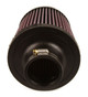 K&N RX-4860 - Filter Universal X-Stream Clamp-On Round Tprd 2.5in Flng ID x 6in Base OD x 5in Top OD x 6.5in H