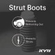 KYB SB169 - Shocks & Struts 13-15 Subaru XV Crosstrek Strut Boot Rear
