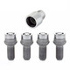 McGard 28018 - Wheel Lock Bolt Set - 4pk. (Radius Seat) M14X1.5 / 17mm Hex / 26.7mm Shank Length - Chrome