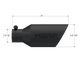 MBRP T5161BLK - Exhaust Tip 4 1/2 Inch O.D. Dual Wall Angle Rolled End 2.5 Inch Inlet 11 Inch Length Black Coated