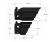 MBRP T5111BLK - 08-Up Ford 6.4L, 6.7L Powerstroke Black-Coated Tip 4 Inch ID 5 Inch Outlet Tip Cover Set 6.75 Inch 9.75 Inch Length