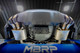 MBRP T5198BLK - Black-Coated 4 Inch Quad Tip Cover Kit for 2015-Up Ford Mustangs with Quad Tips